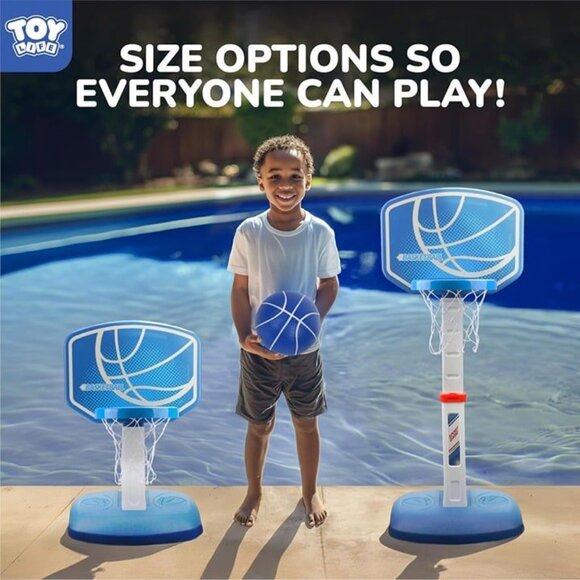 Pool Basketball Hoop for Kids Adults Party Basketballs‎ Included - Picture 2 of 7